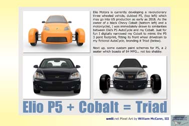 Elio P5 + Cobalt = Triad
