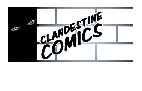 Clandestine Comics Logo