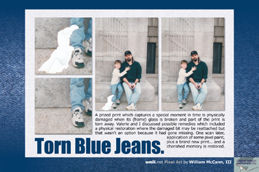 Torn Blue Jeans