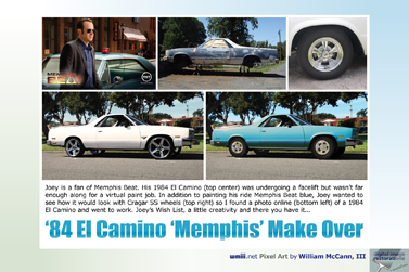 '84 El Camino 'Memphis' Make Over