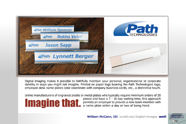 Path Technologies Nameplates